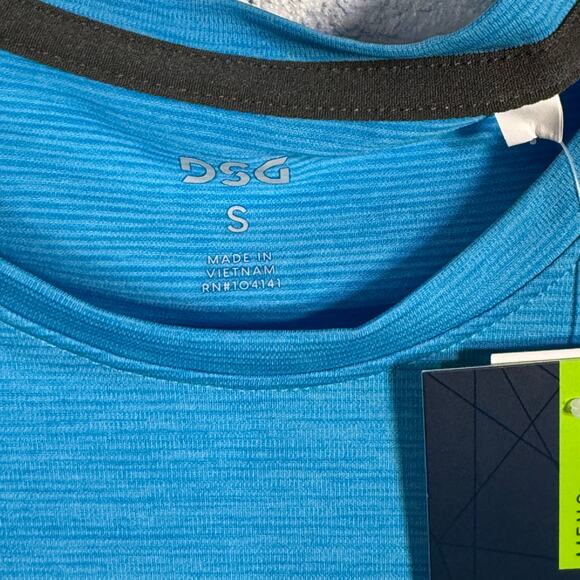 DSG Mens movement active tee shirt, Charged/dark blue Small - Picture 3 of 5